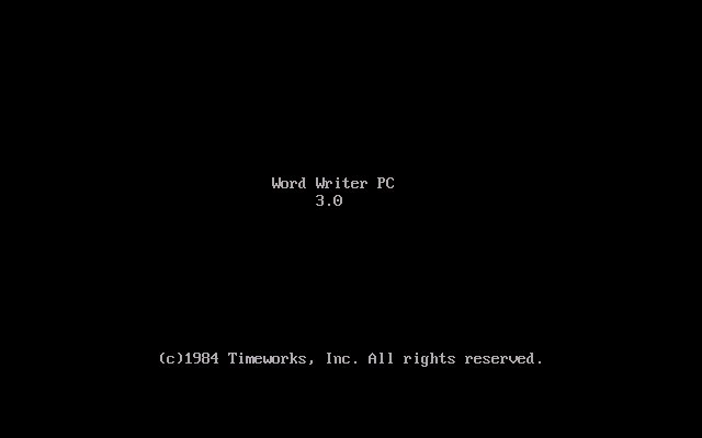 Word Writer PC - Splash